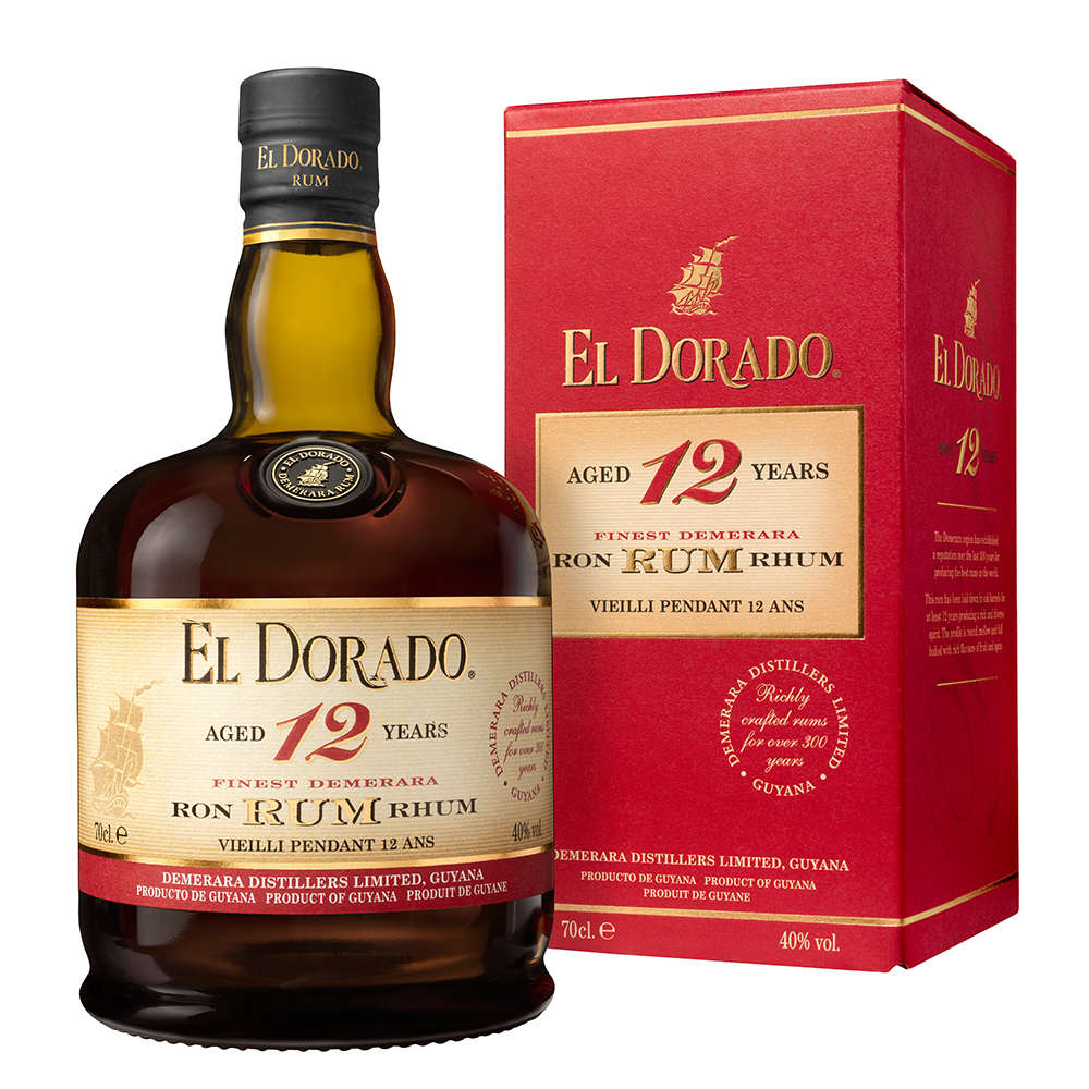 EL DORADO 12 YEARS RUM 0.7 LT